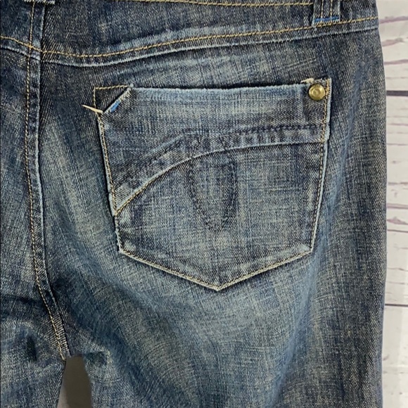 Anthropologie | Level 99 Wide Leg Flare Jeans - Picture 3 of 8